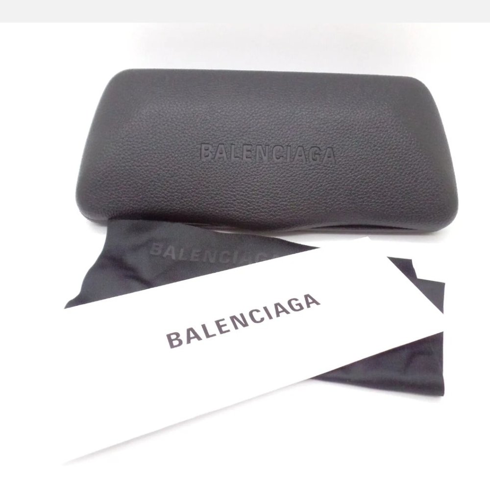 NEW BALENCIAGA BB0004S 001 BLACK BALENCIAGA - Picture 4 of 4